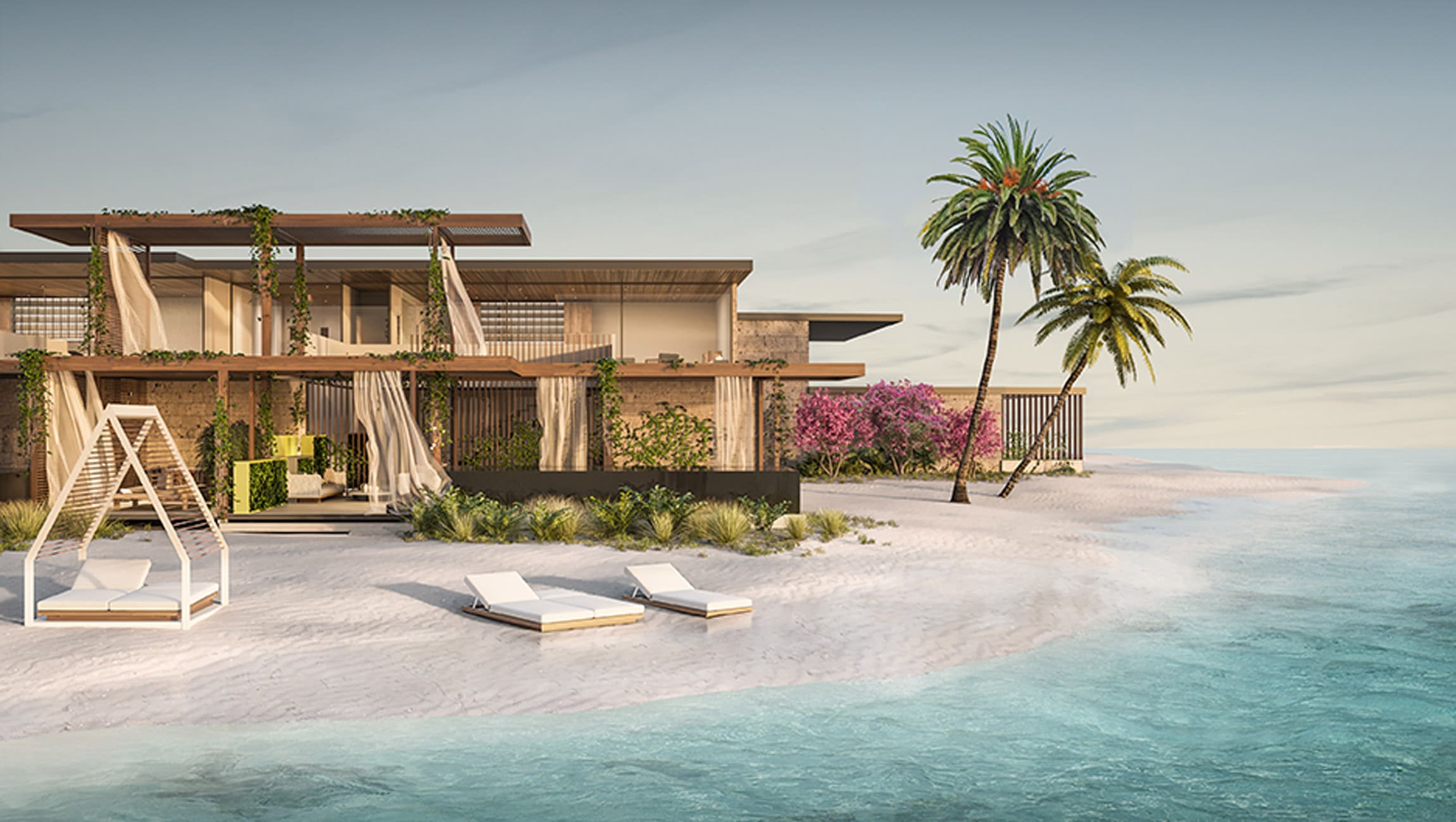 Beachfront villas in Dubai